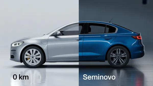 Carro 0 km ou seminovo com 3 anos: qual vale mais a pena?